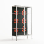 Berry Branch - Cabinet - Ethan Fender - Chalk - Clear glass