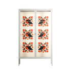 Crow Del Sol - Cabinet - Ethan Fender - Chalk - Clear glass