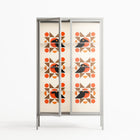Crow Del Sol - Cabinet - Ethan Fender - Chalk - Clear glass