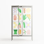 Shapes - Cabinet - Lydia Greaves - Chalk - Clear glass