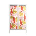 Cats - Cabinet - Lydia Greaves - Chalk - Clear glass