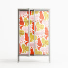 Cats - Cabinet - Lydia Greaves - Chalk - Clear glass