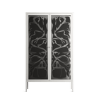 Black Potted Plant - Cabinet - Konrad Blaszczyk - Chalk - Overlay Glass