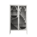 Black Fern - Cabinet - Konrad Blaszczyk - Chalk - Overlay Glass