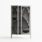 Black Fern - Cabinet - Konrad Blaszczyk - Chalk - Overlay Glass