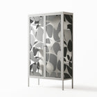 Petros - Cabinet - Amy Suther - Chalk - Overlay Glass