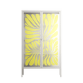 Alaria - Cabinet - Amy Suther - Chalk - Overlay Glass