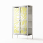 Alaria - Cabinet - Amy Suther - Chalk - Overlay Glass