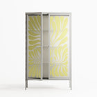 Alaria - Cabinet - Amy Suther - Chalk - Overlay Glass