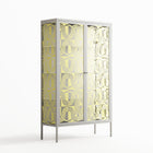 Curvatine - Cabinet - Amy Suther - Chalk - Overlay Glass