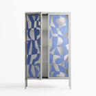 Santorini - Cabinet - Amy Suther - Chalk - Overlay Glass