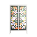 Floral Delight - Cabinet - Sandra Hutter - Chalk - Overlay Glass