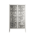 Barbed Bloom - Cabinet - Daphna Sebbane - Chalk - Overlay Glass