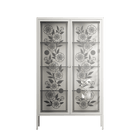 Barbed Bloom - Cabinet - Daphna Sebbane - Chalk - Overlay Glass
