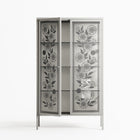 Barbed Bloom - Cabinet - Daphna Sebbane - Chalk - Overlay Glass