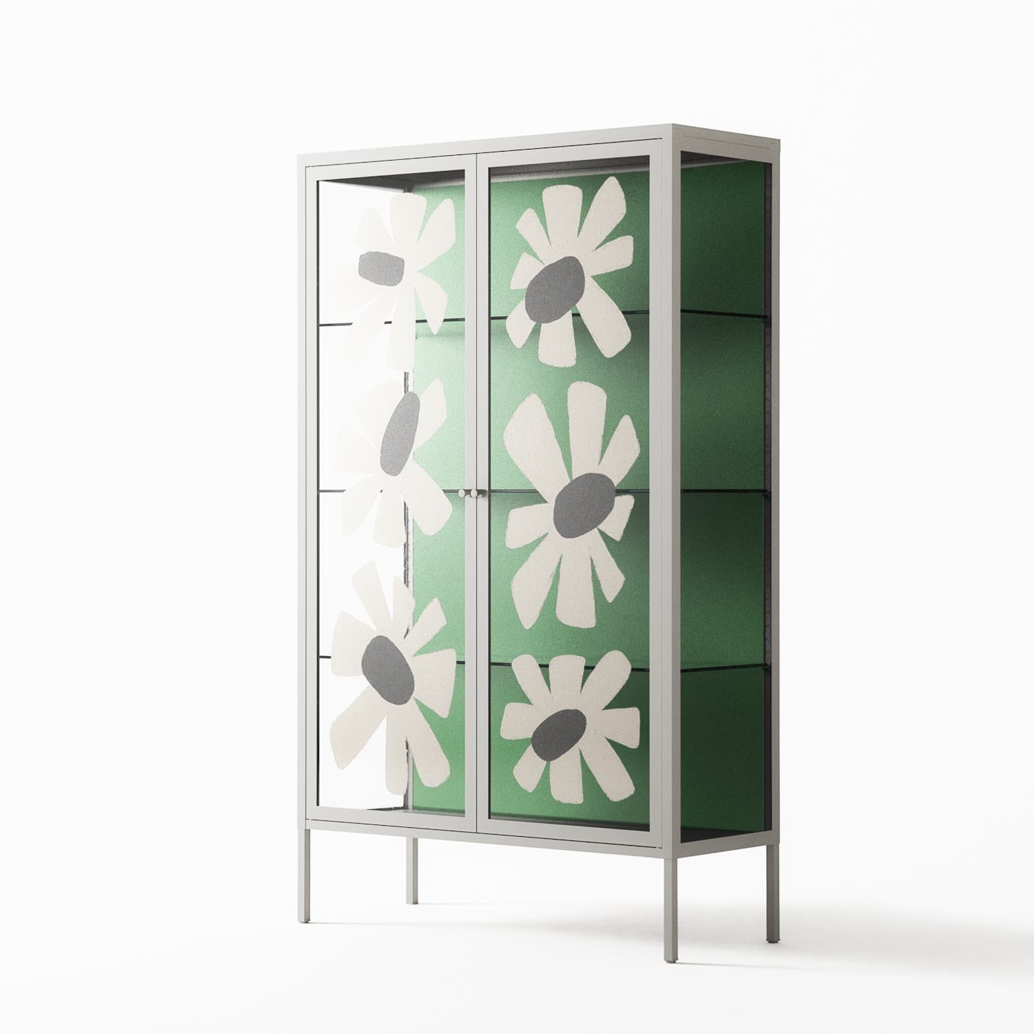 No Stress - Cabinet - Magdalena Marchocka - Chalk - Overlay Glass