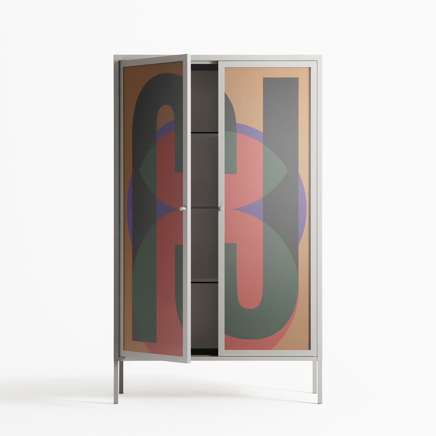 JJ - Cabinet - Oluwaseyi Samuel Adebayo - Chalk - Overlay Glass