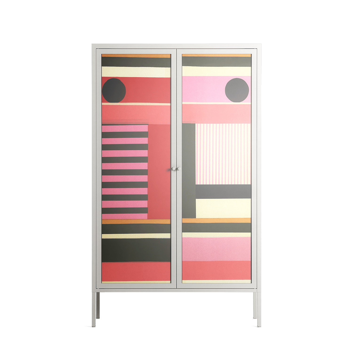 Harmonic - Cabinet - Rikki Hewitt - Chalk - Overlay Glass