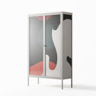 Plume - Cabinet - Rikki Hewitt - Chalk - Overlay Glass