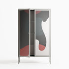 Plume - Cabinet - Rikki Hewitt - Chalk - Overlay Glass