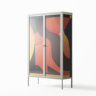 Swift - Cabinet - Rikki Hewitt - Chalk - Overlay Glass