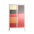 Turnstile - Cabinet - Rikki Hewitt - Chalk - Overlay Glass
