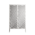 Wave In Wave - Cabinet - Guido De Boer - Chalk - Overlay Glass