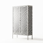 Wave In Wave - Cabinet - Guido De Boer - Chalk - Overlay Glass