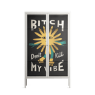 Bitch Don't Kill My Vibe - Cabinet - Aley Wild - Chalk - Clear glass
