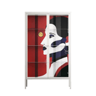Unseen In Plain Sight - Cabinet - Mathilda Kienast - Chalk - Clear glass