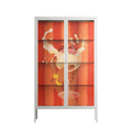 Drink And Cherries - Cabinet - Raissa Oltmanns - Chalk - Clear glass