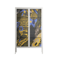 The Towering Hall Full Of Light 2 - Cabinet - Nick Liefhebber - Chalk - Clear glass