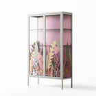 Abstract Flower Garden - Cabinet - Raissa Oltmanns - Chalk - Overlay Glass