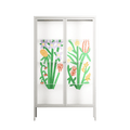 Bouquets - Cabinet - Lydia Greaves - Chalk - Clear glass