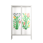 Bouquets - Cabinet - Lydia Greaves - Chalk - Clear glass