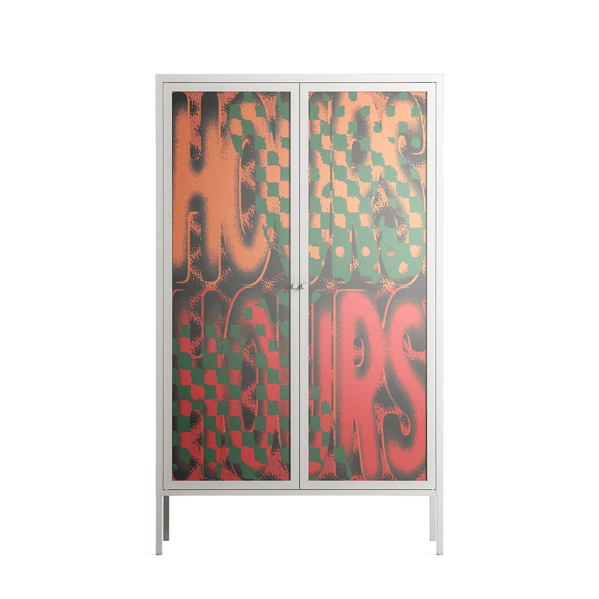 Hours - Cabinet - Oluwaseyi Samuel Adebayo - Chalk - Overlay Glass