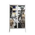 Dreaming With Open Eyes - Cabinet - Sophie Goudman-Peachey - Chalk - Clear glass
