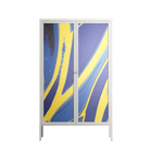 Blue Gale - Cabinet - Oluwaseyi Samuel Adebayo - Chalk - Overlay Glass