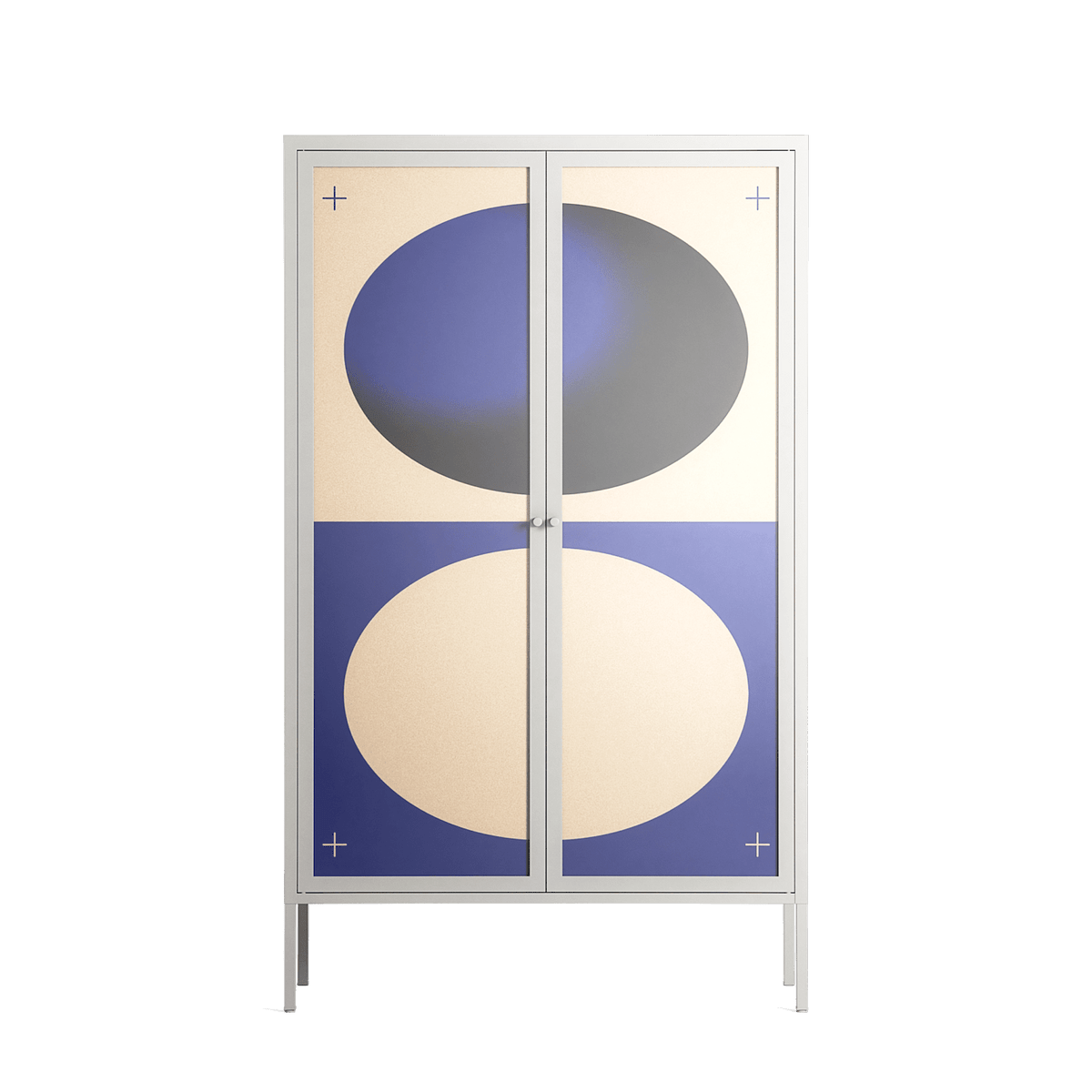 Entrance - Cabinet - Oluwaseyi Samuel Adebayo - Chalk - Overlay Glass