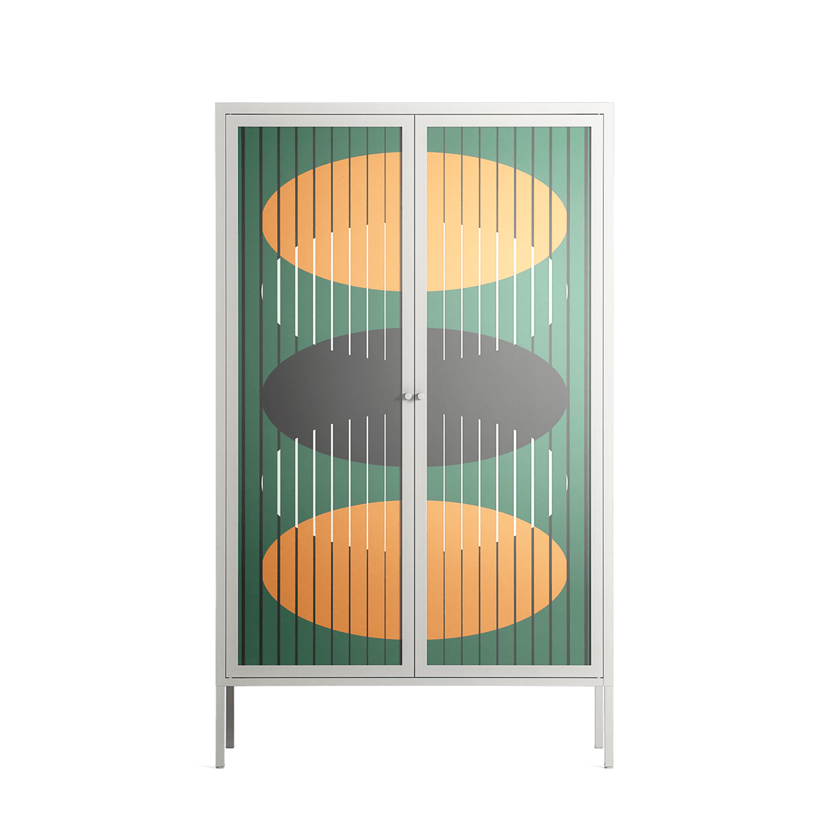 Soul Split - Cabinet - Oluwaseyi Samuel Adebayo - Chalk - Overlay Glass