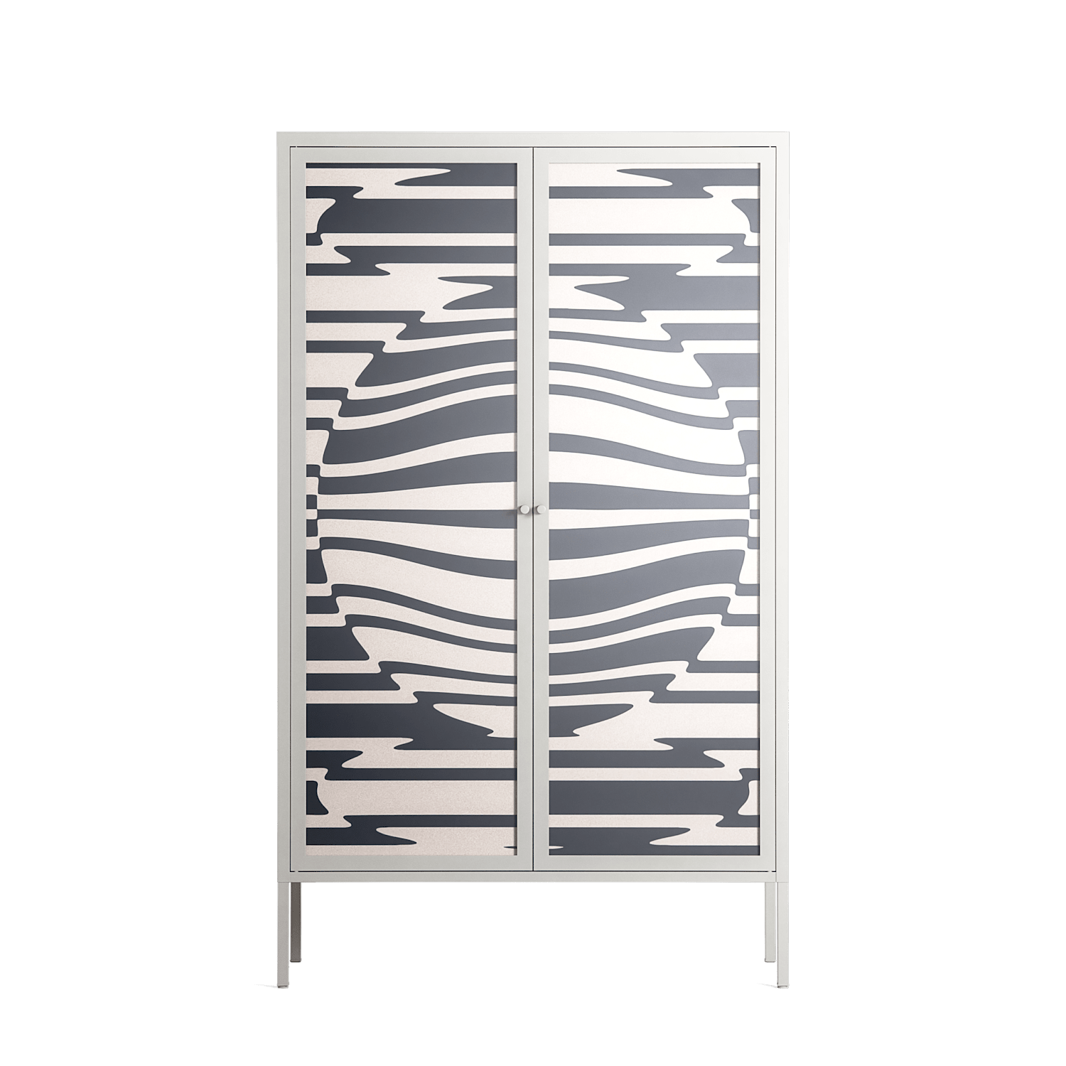 Wave Lens - Cabinet - Oluwaseyi Samuel Adebayo - Chalk - Overlay Glass