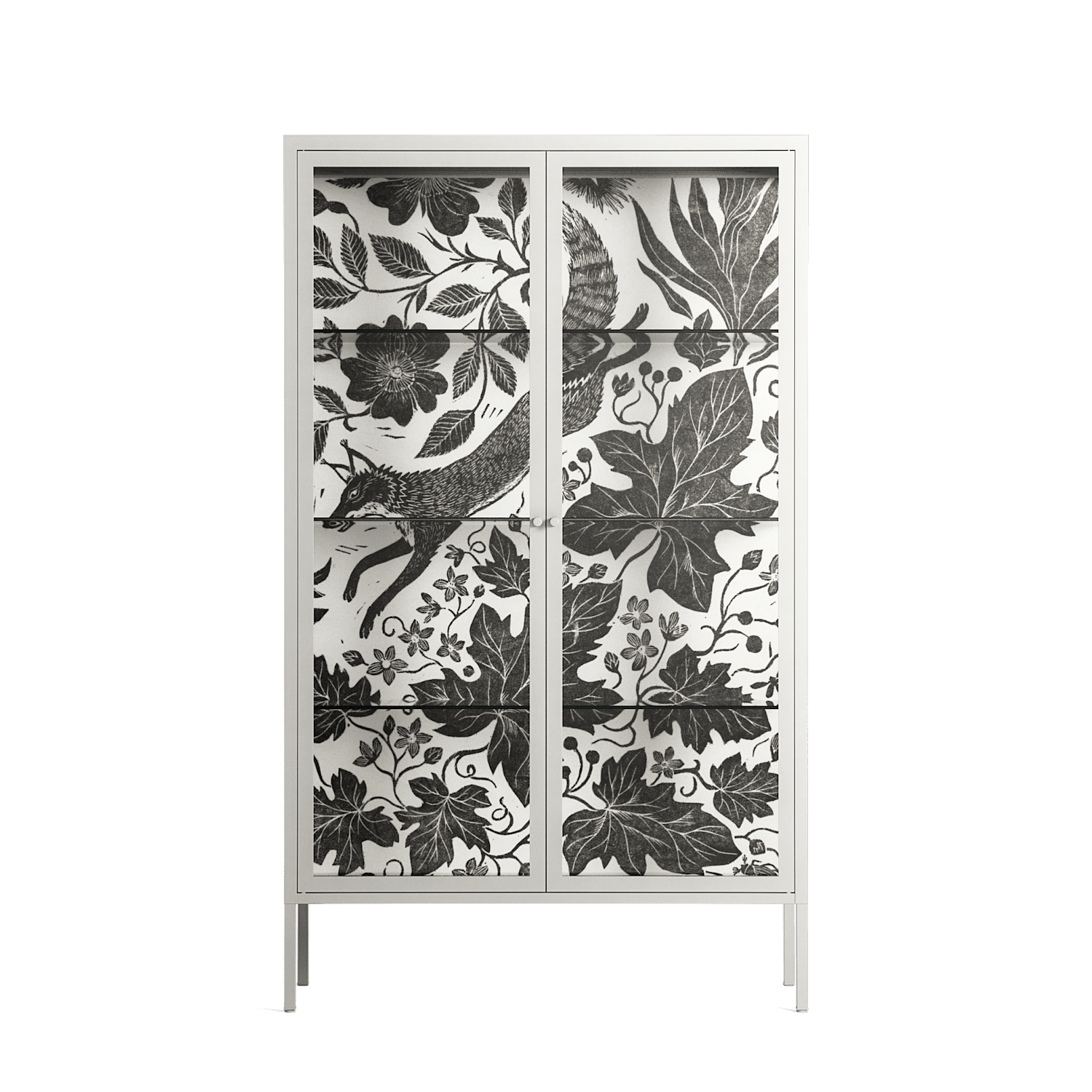 Ode to Summer 4 - Cabinet - Diana Catchpole - Chalk - Clear glass