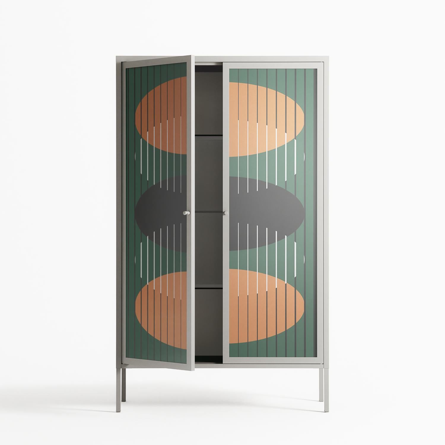 Soul Split - Cabinet - Oluwaseyi Samuel Adebayo - Chalk - Overlay Glass