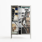 Dreaming With Open Eyes - Cabinet - Sophie Goudman-Peachey - Chalk - Clear glass