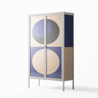 Entrance - Cabinet - Oluwaseyi Samuel Adebayo - Chalk - Overlay Glass