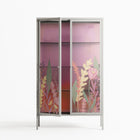 Abstract Flower Garden - Cabinet - Raissa Oltmanns - Chalk - Overlay Glass