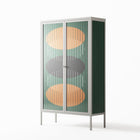 Soul Split - Cabinet - Oluwaseyi Samuel Adebayo - Chalk - Overlay Glass