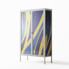 Blue Gale - Cabinet - Oluwaseyi Samuel Adebayo - Chalk - Overlay Glass