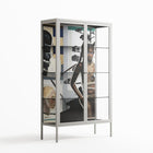 Dreaming With Open Eyes - Cabinet - Sophie Goudman-Peachey - Chalk - Clear glass