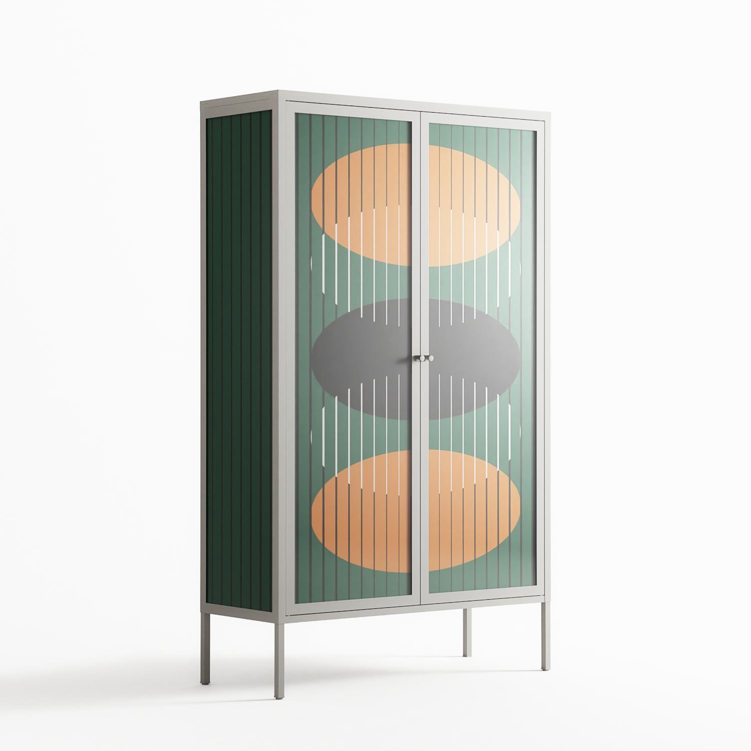 Soul Split - Cabinet - Oluwaseyi Samuel Adebayo - Chalk - Overlay Glass